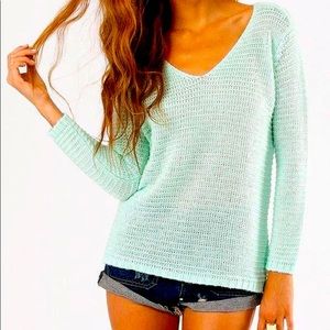 Tobi Light Blue Sweater